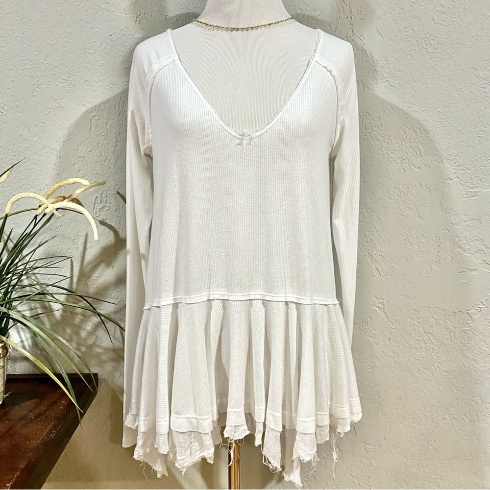 EUC Free People We The Free Tangerine Tee, XS - Picture 3 of 14